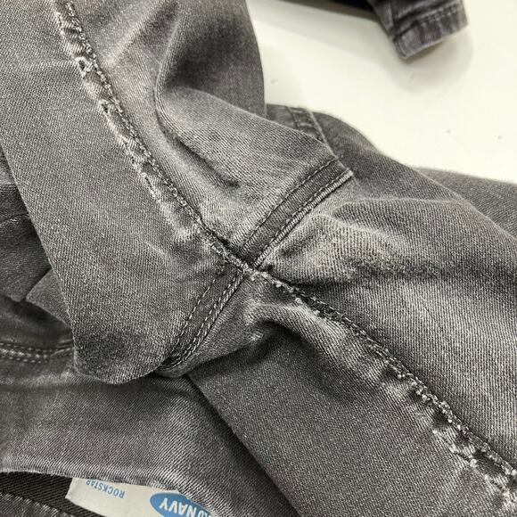 Old Navy Pull On Rockstar Jeggings Jeans Size 6 Gray Skinny Stretchy Pants FLAW - Picture 5 of 6